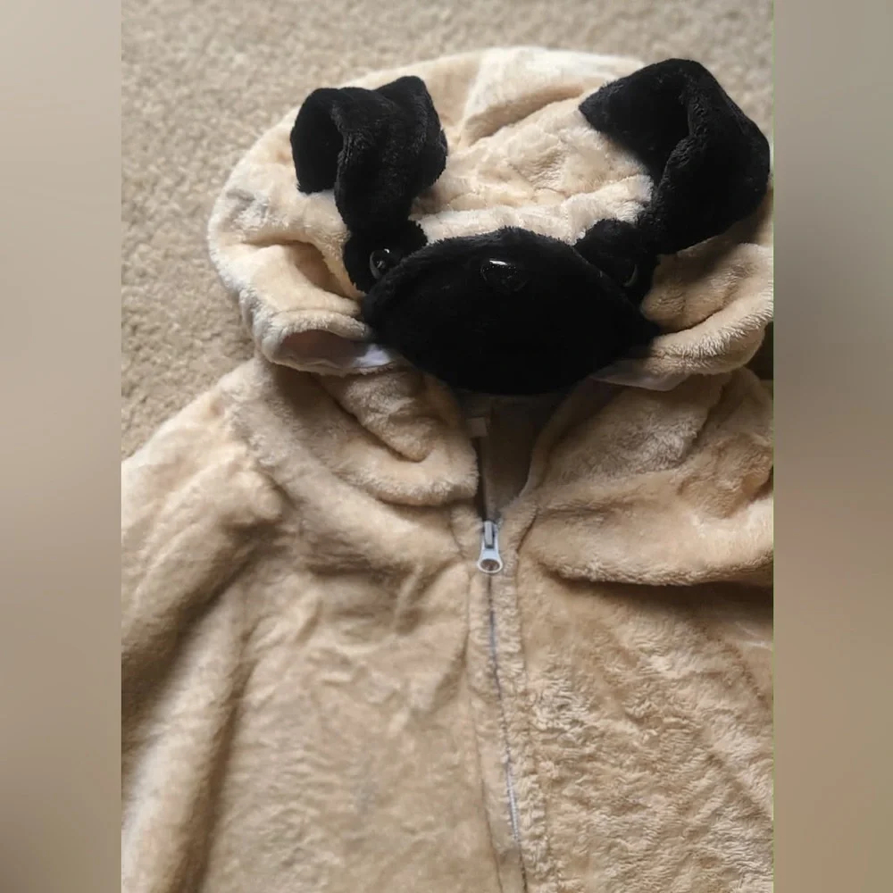 Kids Pug Dog onesie costume